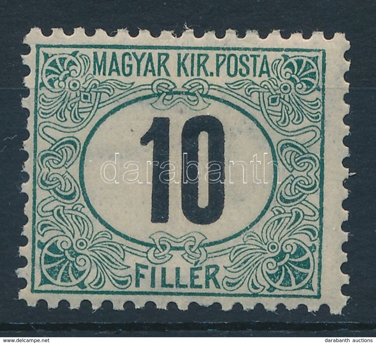 * 1903 Zöldportó 10f (25.000) - Andere & Zonder Classificatie