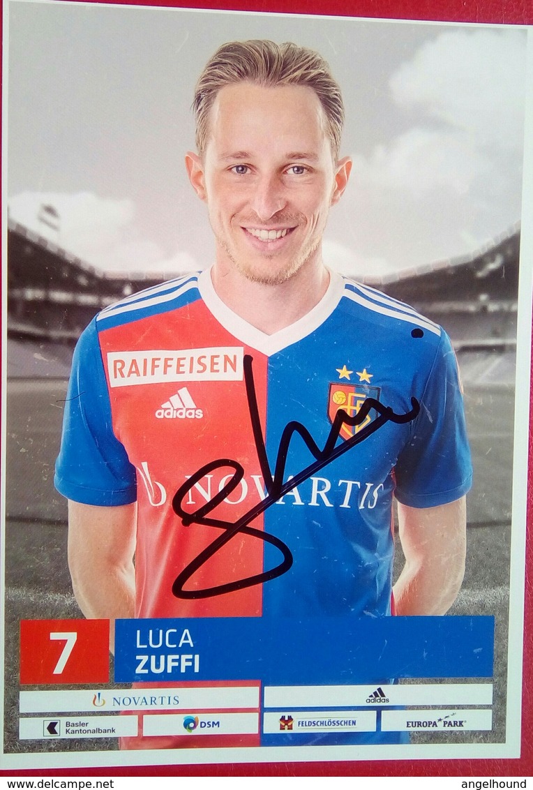 FC Basel Luca Zuffi - Autógrafos