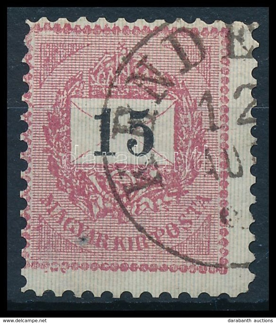 O 1898 15kr 11 1/2 Fogazással (15.000) - Andere & Zonder Classificatie