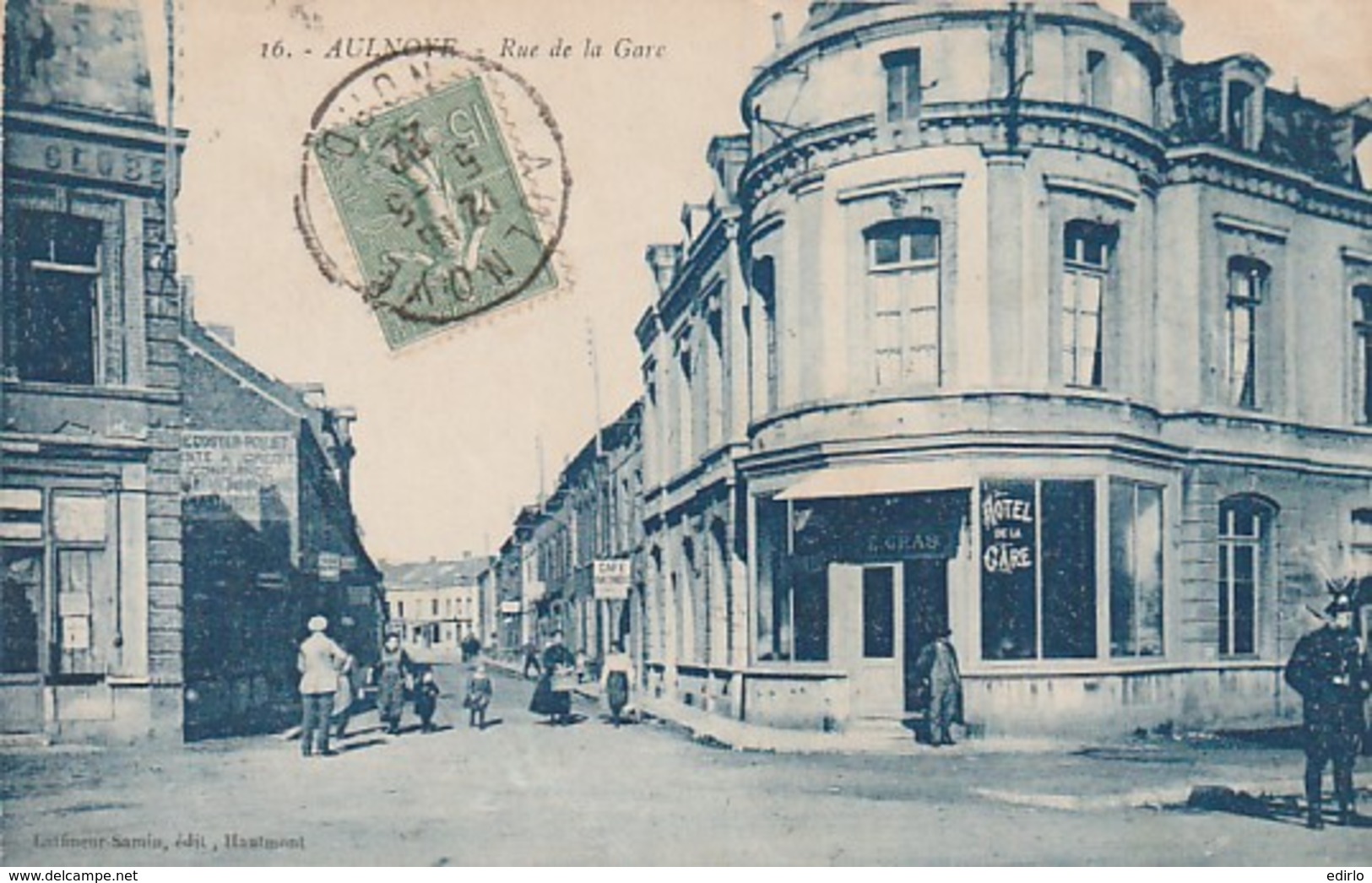 ***  59  ***  AULNOYE  Rue De La Gare - TTBE - Aulnoye