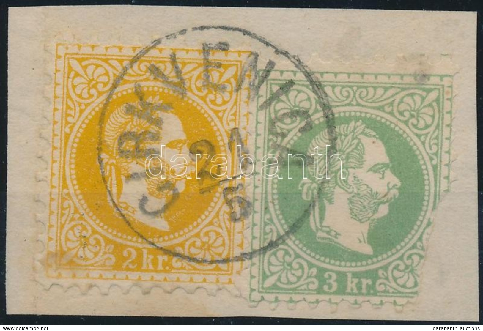 1867 2kr + 3kr  'CIRKVENICA' - Andere & Zonder Classificatie