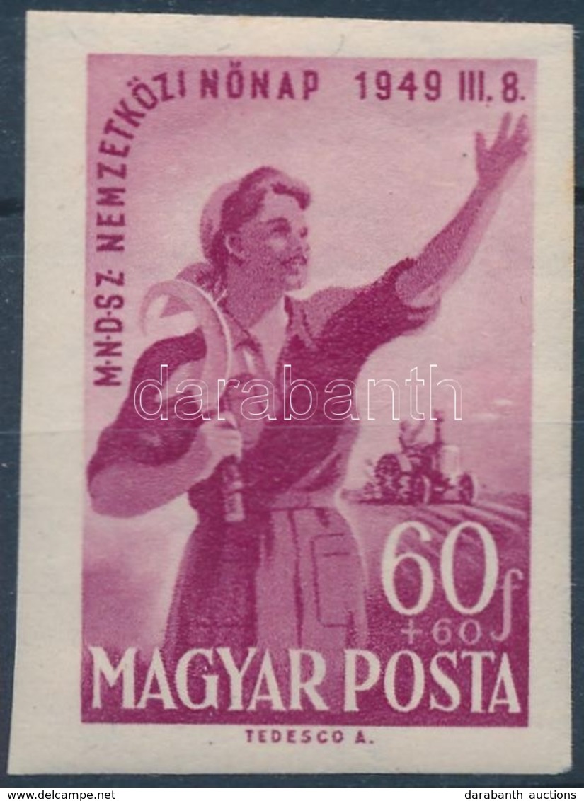 ** 1949 Nőnap Vágott Bélyeg (10.000) - Andere & Zonder Classificatie