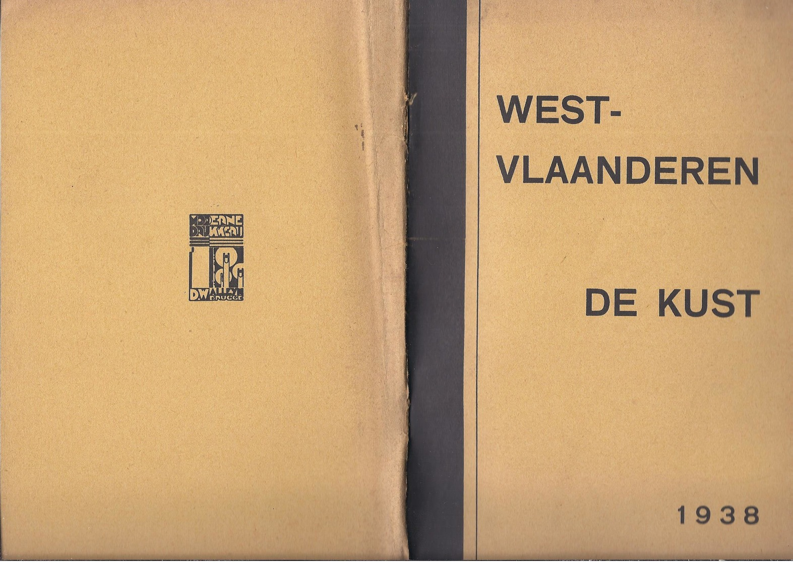 1938 WEST - VLAANDEREN DE KUST ROESELARE TIELT DIKSMUIDE VEURNE DE HAAN WENDUINE PUBLICITEIT ZEDENADEL  ... - Oud