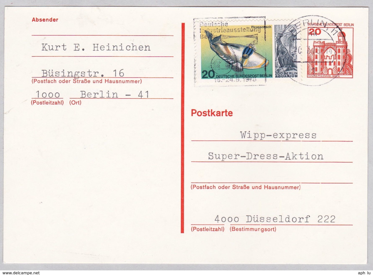 Postkarte (br6616) - Cartes Postales - Oblitérées