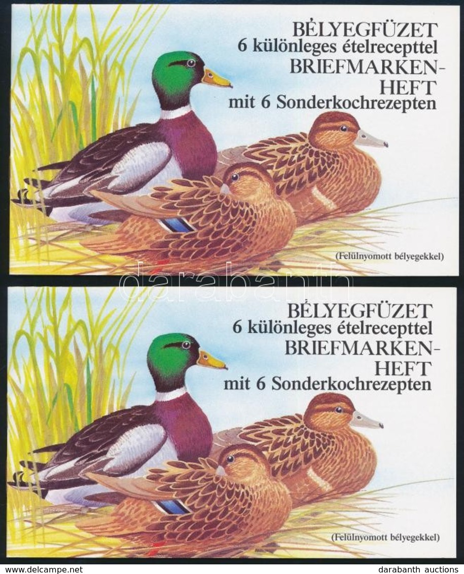 ** 1989 2 Db Récék Német Nyelvű Bélyegfüzet (11.000) - Andere & Zonder Classificatie