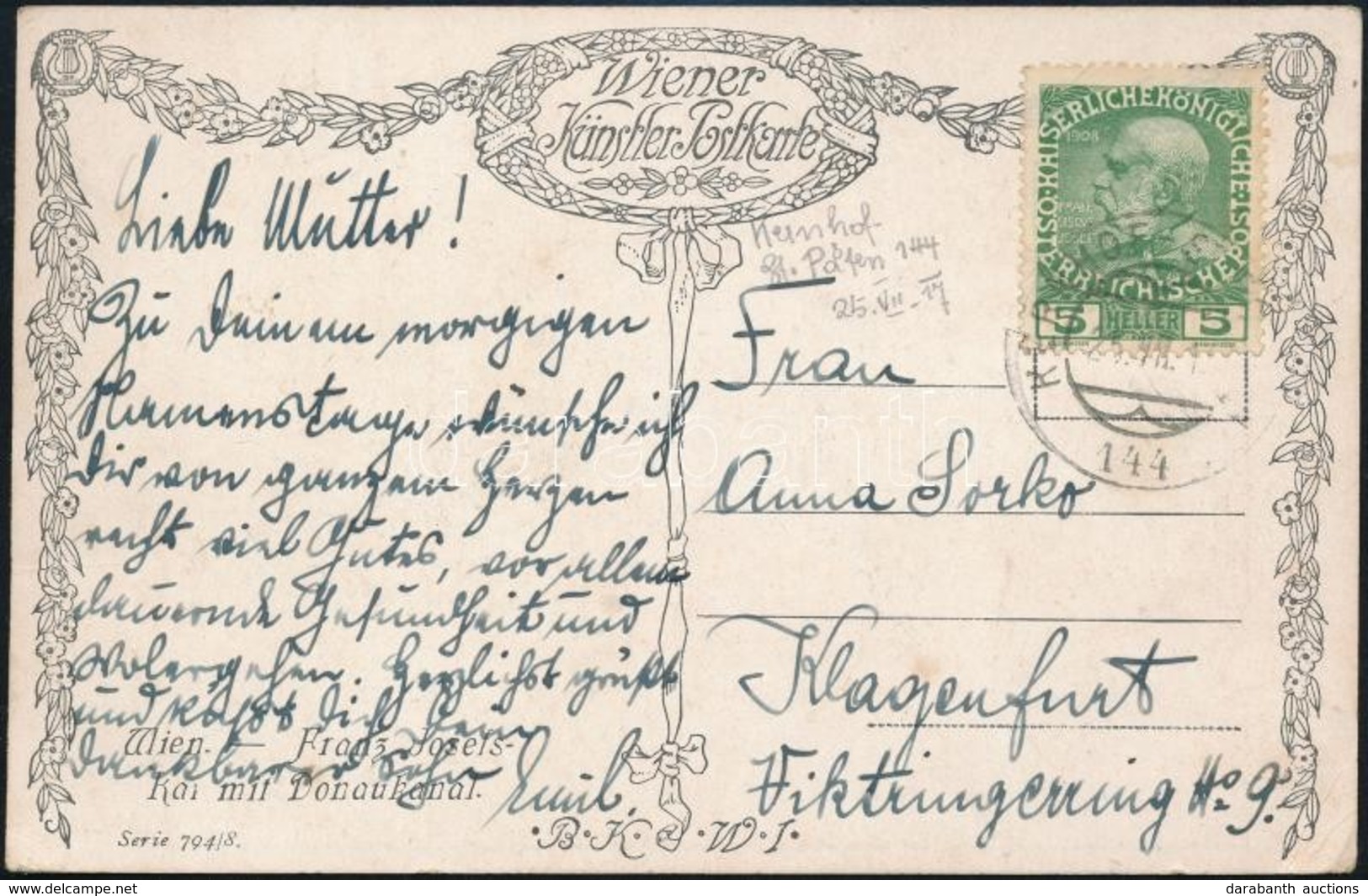 Ausztria 1917 - Andere & Zonder Classificatie