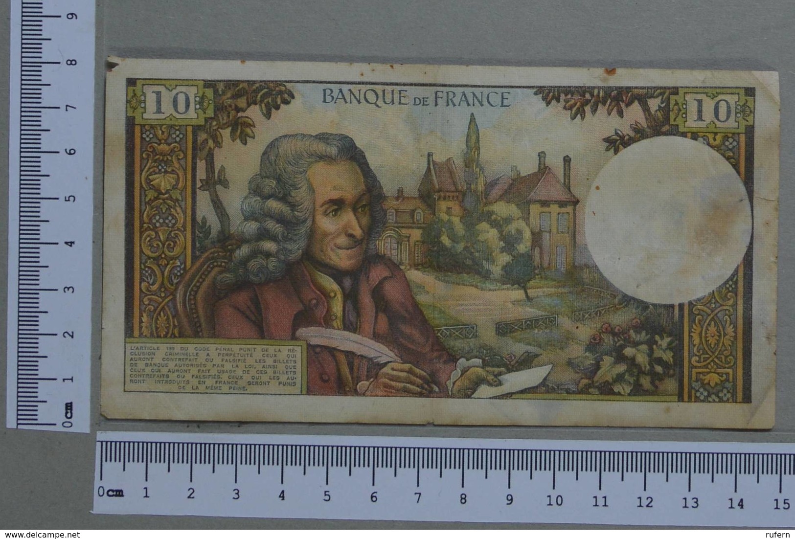 FRANCE 10 FRANCS 1973      - (Nº29049) - 10 F 1963-1973 ''Voltaire''