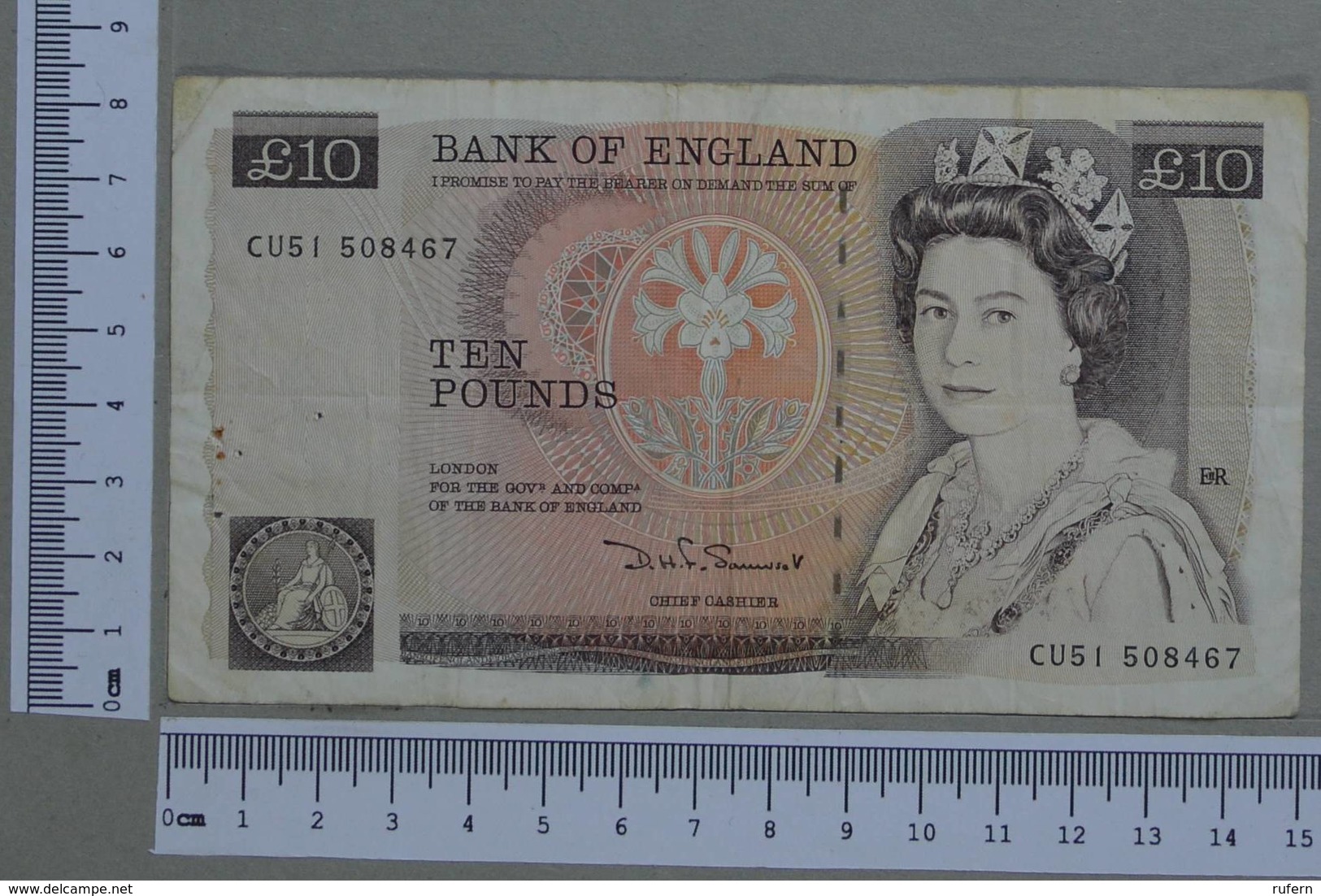 GREAT BRITAIN 10 POUND 1975-92      - (Nº29050) - 10 Pounds