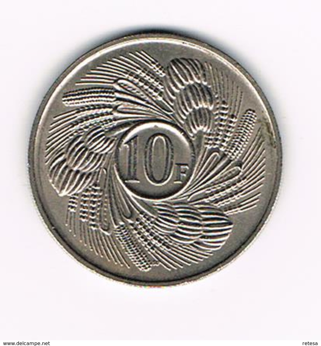 //  BURUNDI 10 FRANCS  1968 - Burundi