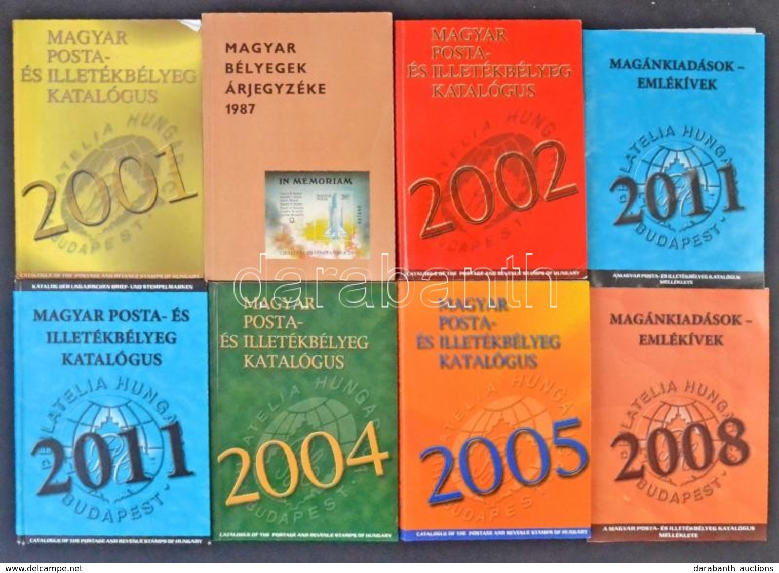 10 Db Különféle Magyar Katalógus Főleg A 2000-es évekből, 2011-ig - Andere & Zonder Classificatie