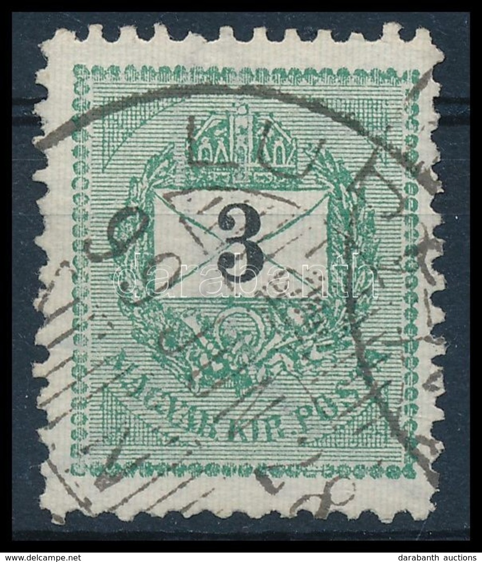 O 1898 3kr 11 1/2 Fogazással - Andere & Zonder Classificatie