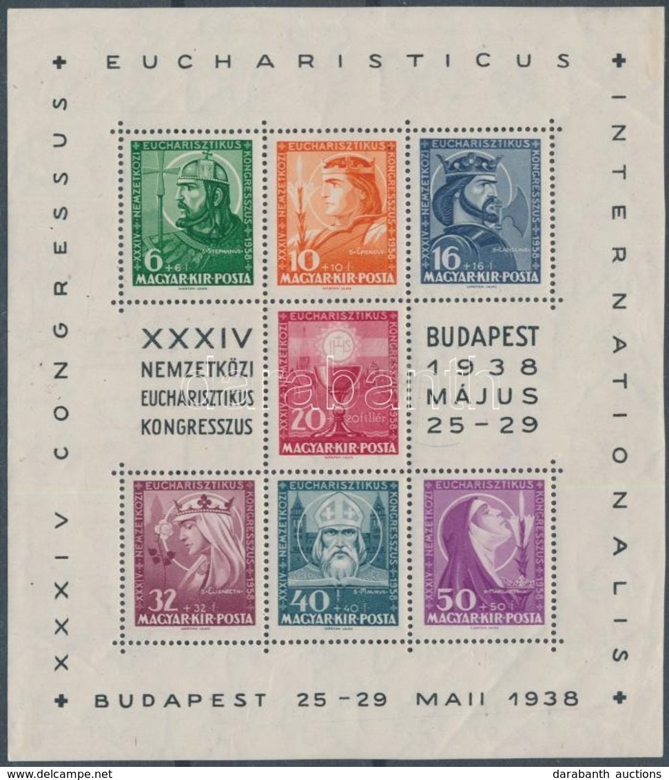 ** 1938 Eucharisztikus Blokk (törések) - Andere & Zonder Classificatie