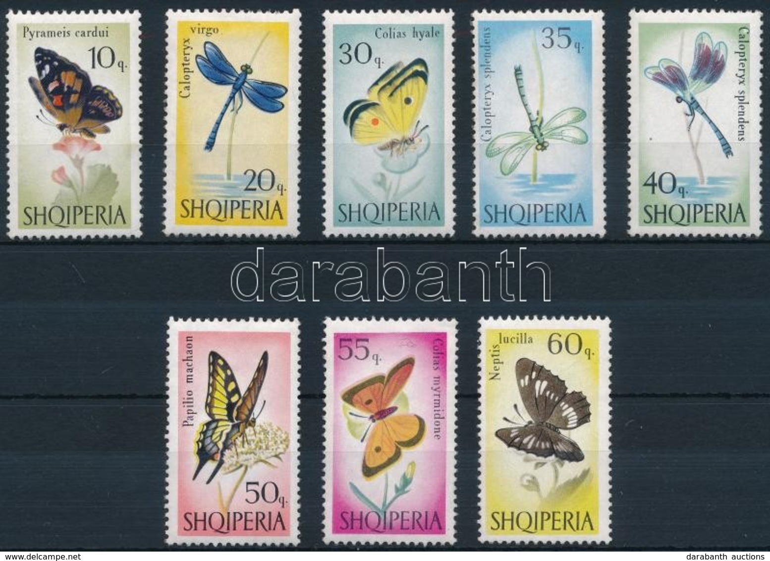 ** 1966 Lepkék Sor,
Butterflies Set
Mi 1048-1055 - Andere & Zonder Classificatie