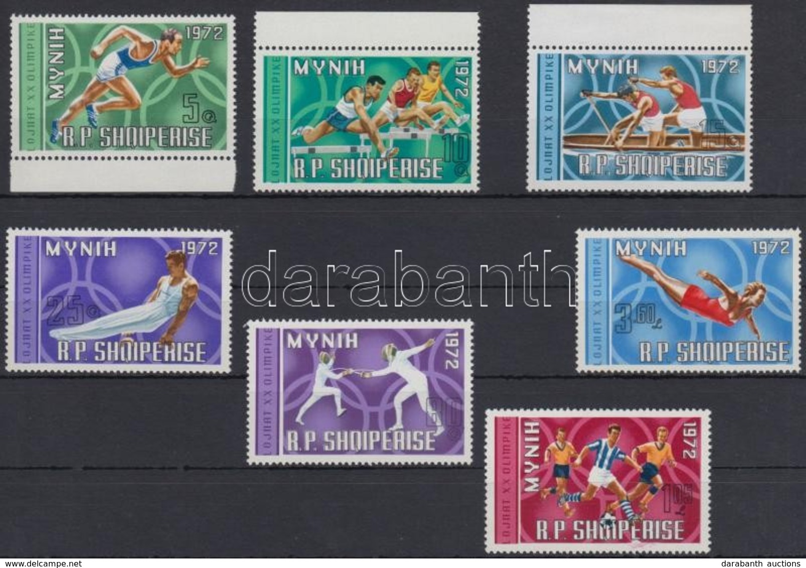 ** 1971 Nyári Olimpia Sor Mi 1499-1505 - Andere & Zonder Classificatie