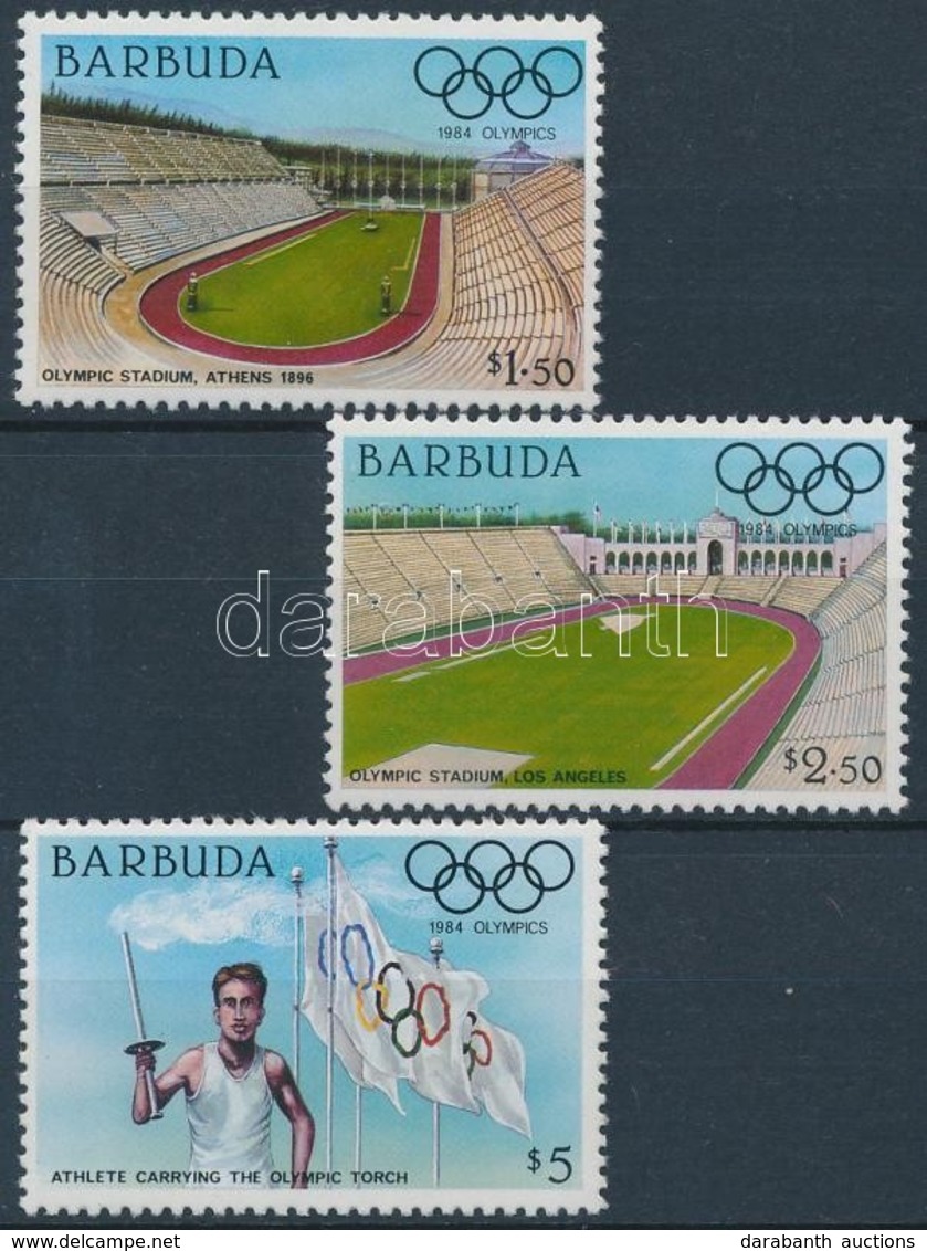 ** 1984 Nyári Olimpia Sor Mi 739-741 - Altri & Non Classificati