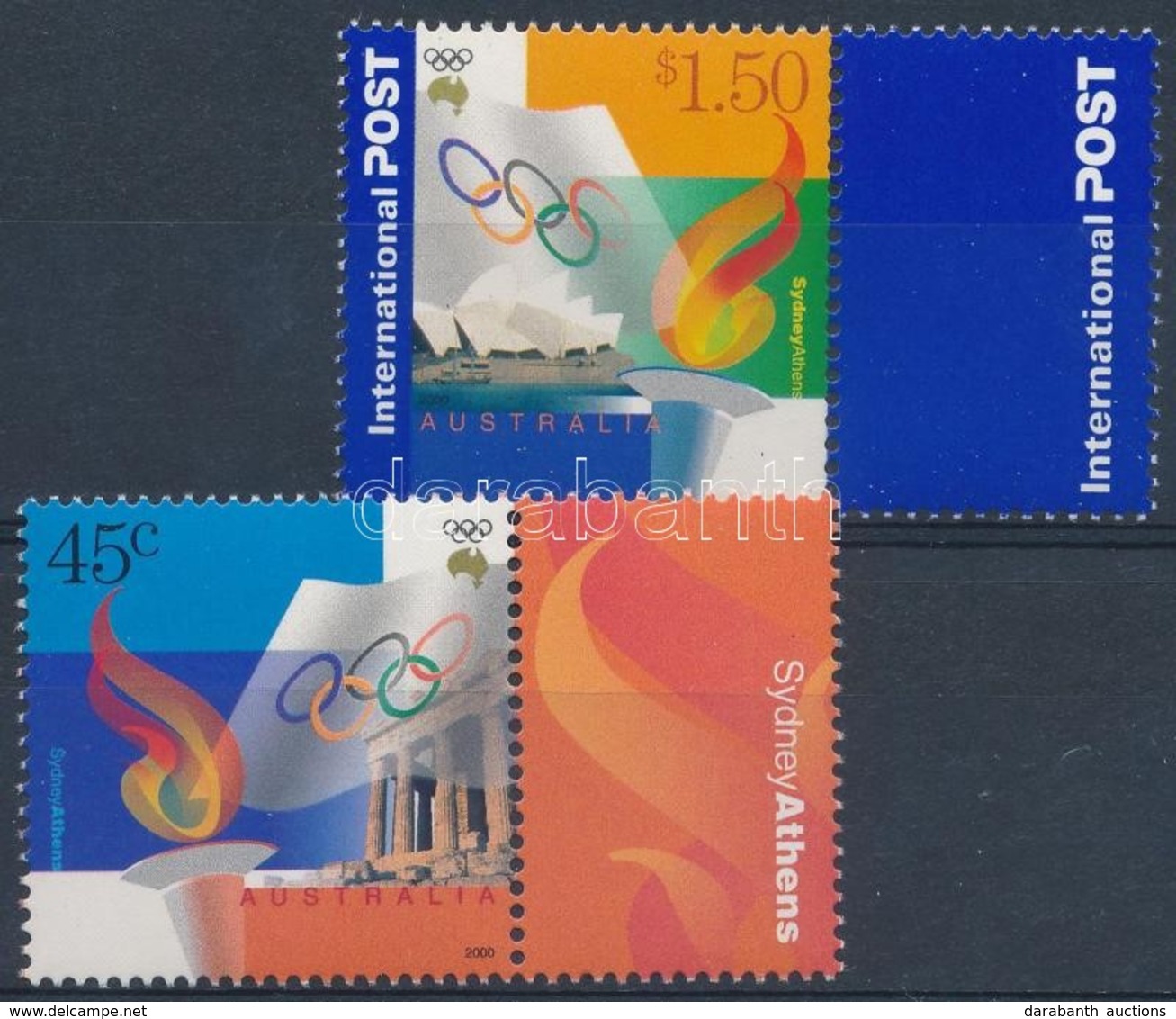 ** 2000 Nyári Olimpia, Sydney (III.) Szelvényes Sor Mi 1971-1972 - Andere & Zonder Classificatie