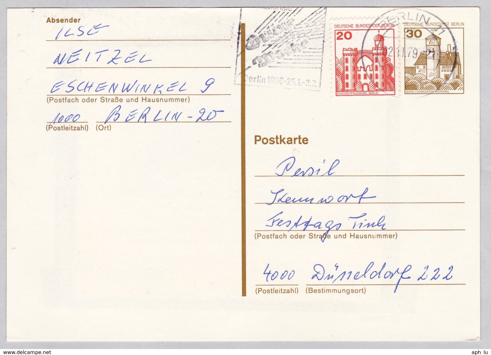 Postkarte (br6621) - Cartes Postales - Oblitérées