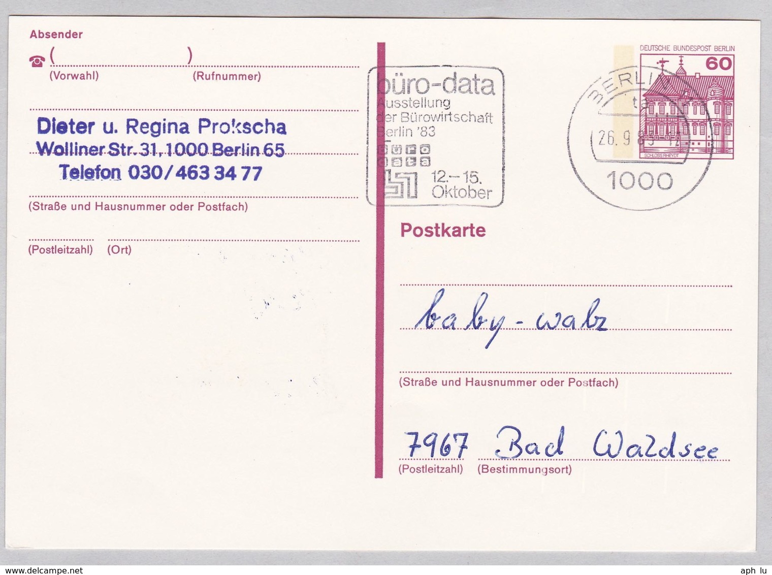 Postkarte (br6626) - Cartes Postales - Oblitérées