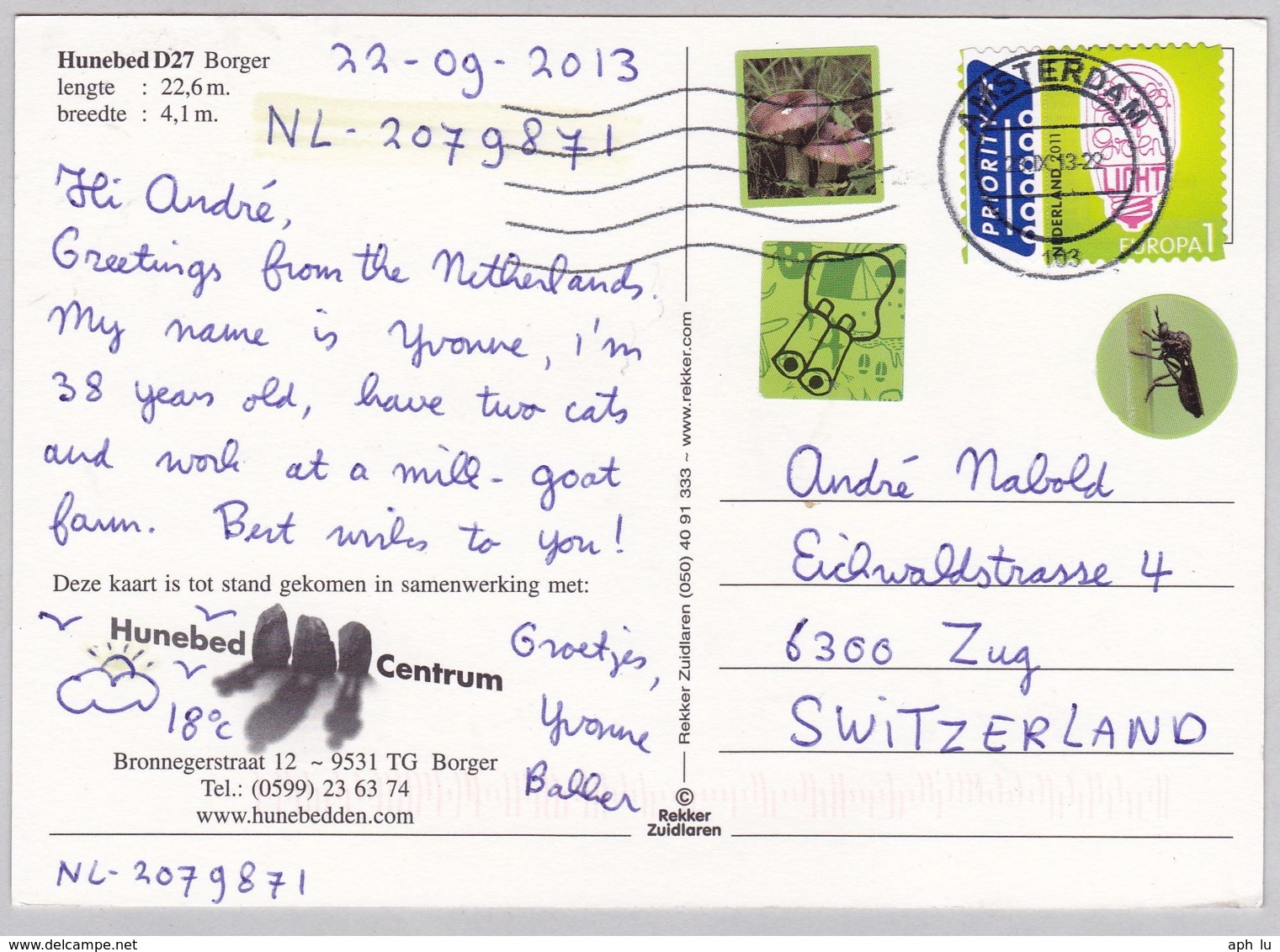 Karte In Die Schweiz (br6643) - Briefe U. Dokumente