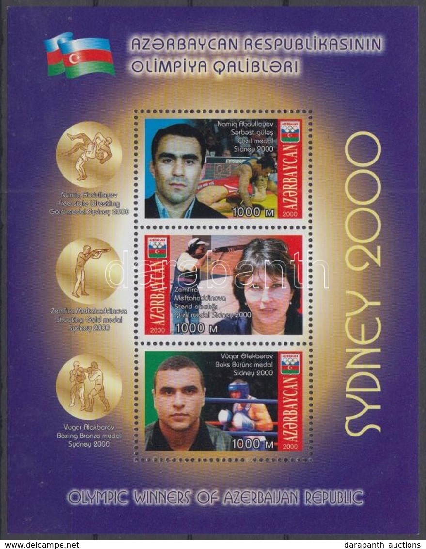 ** 2001 Olimpia érmesei Blokk Mi 44 - Other & Unclassified