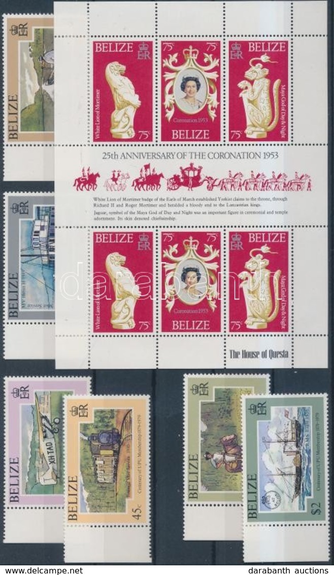 ** 1978-1979 4 Db Sor és 1 Kisív - Andere & Zonder Classificatie