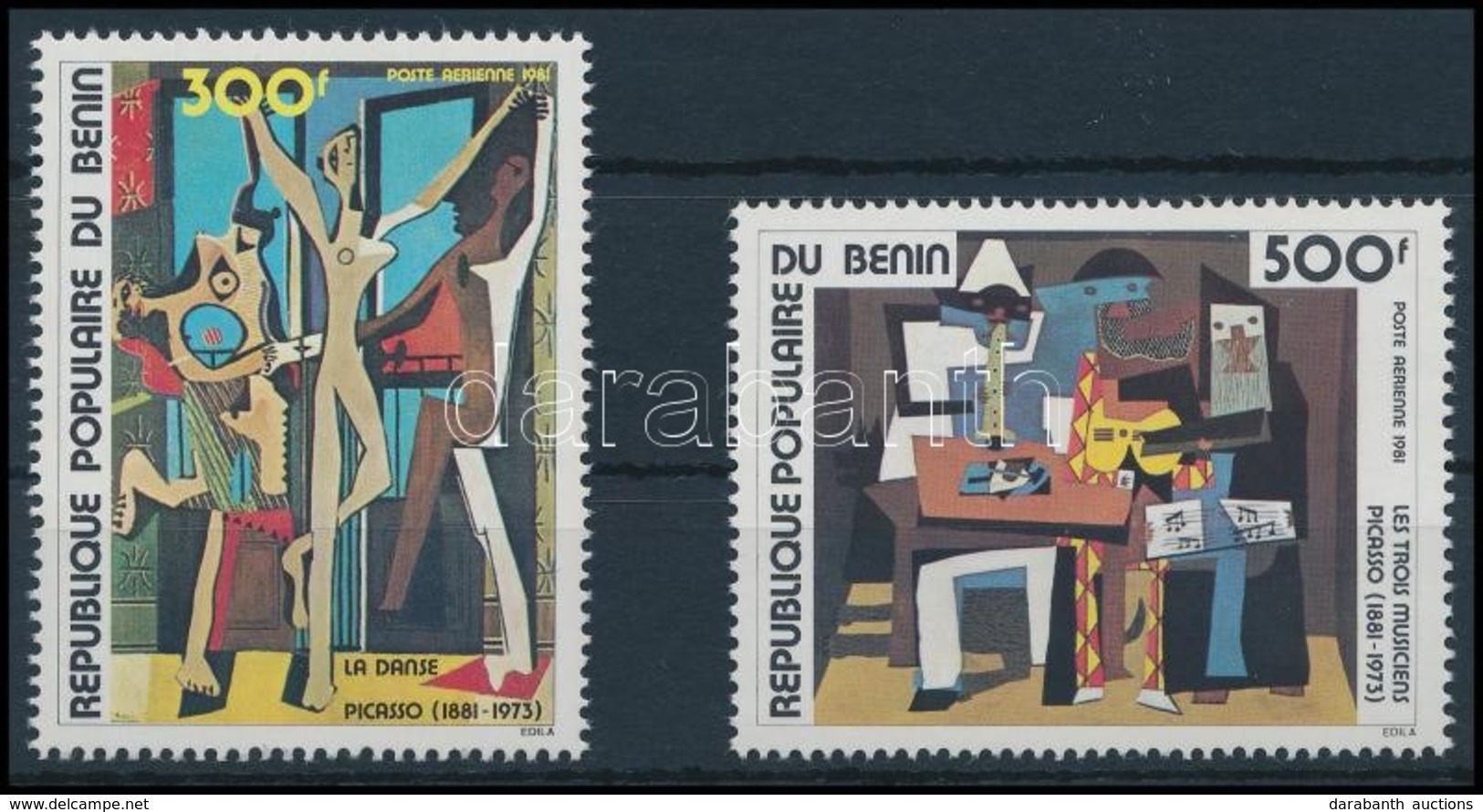 ** 1981 Picasso, Festmény Sor,
Picasso, Painting Set
Mi 272-273 - Sonstige & Ohne Zuordnung