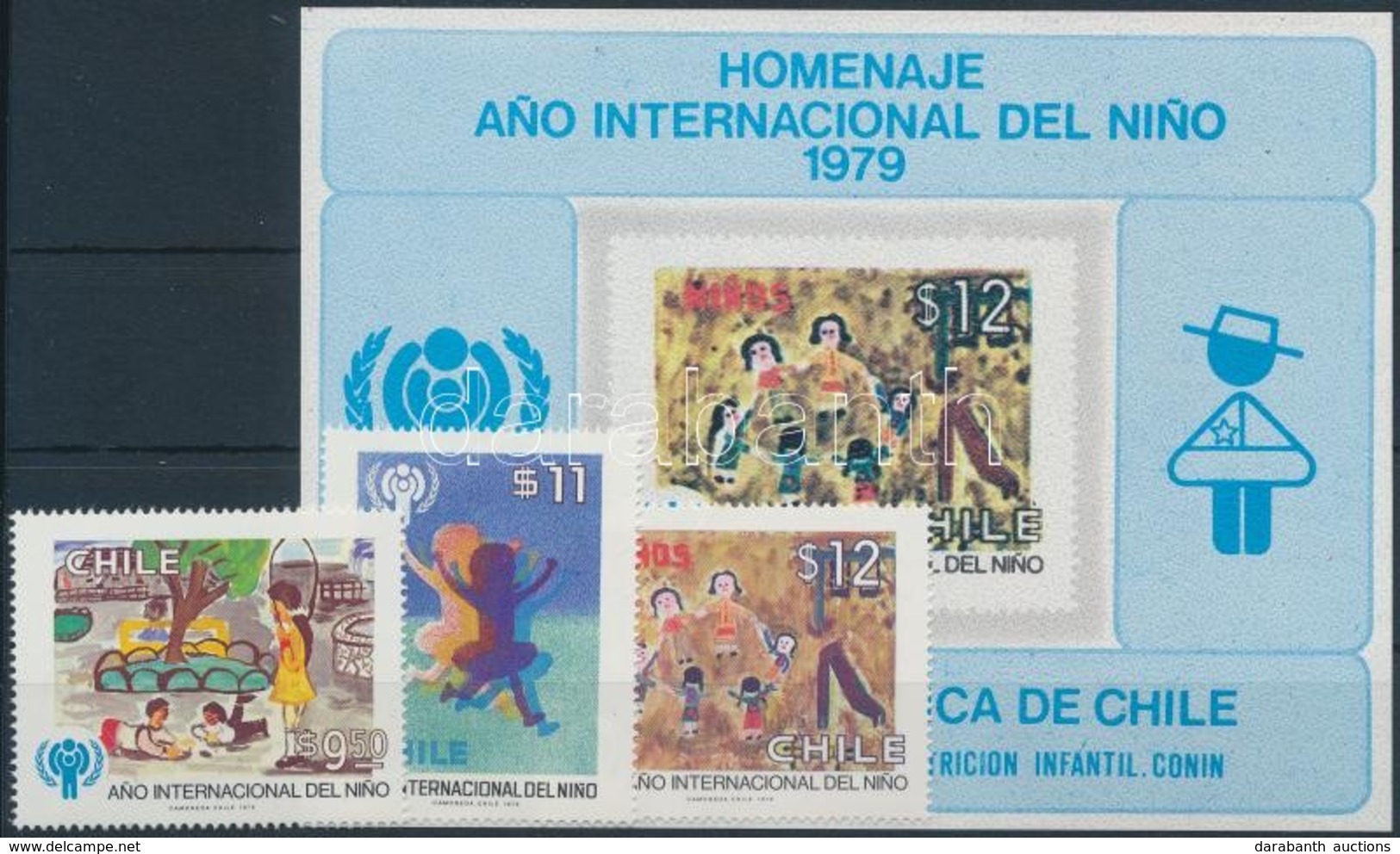 ** 1979 Nemzetközi Gyermekév, Gyermekrajz Sor + Blokk,
International Year Of Children, Drawings Set + Block
Mi 913-915 - Andere & Zonder Classificatie