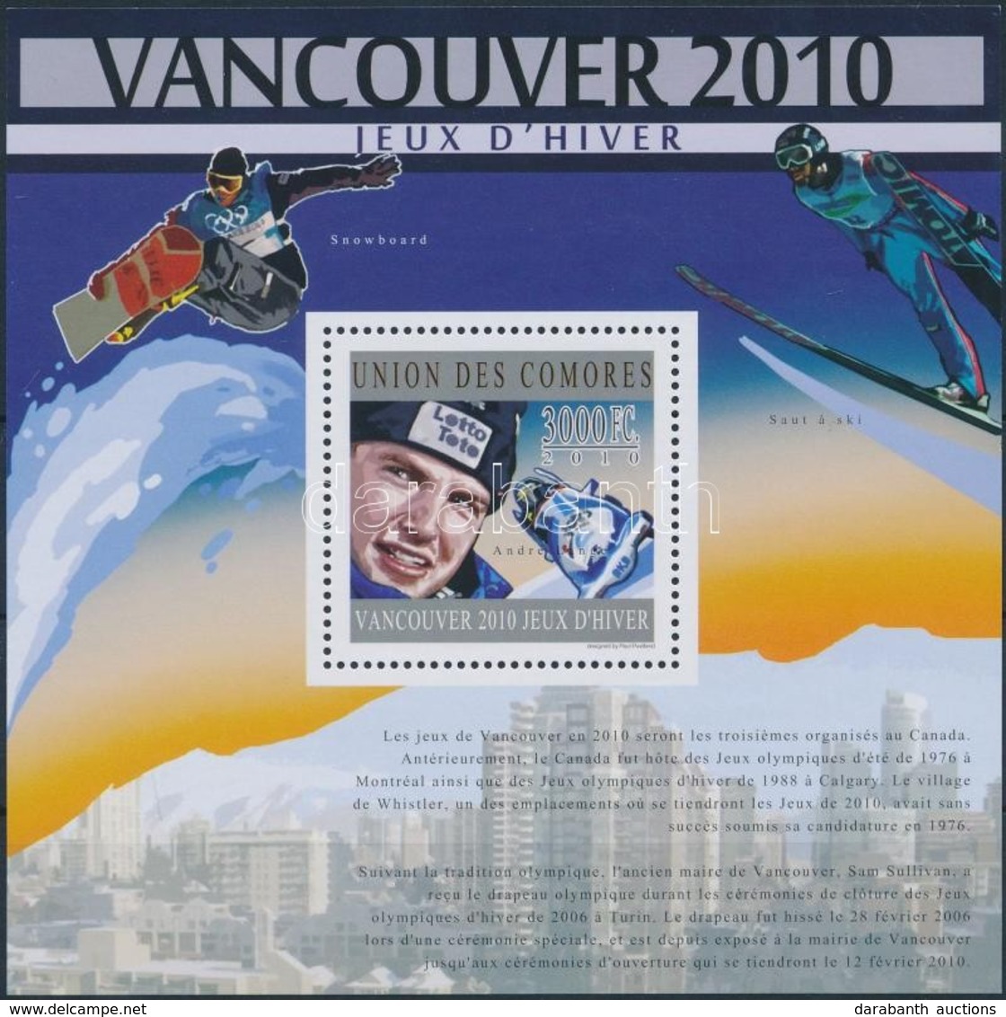 ** 2010 Téli Olimpia, Vancouver Blokk Mi 2894-2905 - Andere & Zonder Classificatie