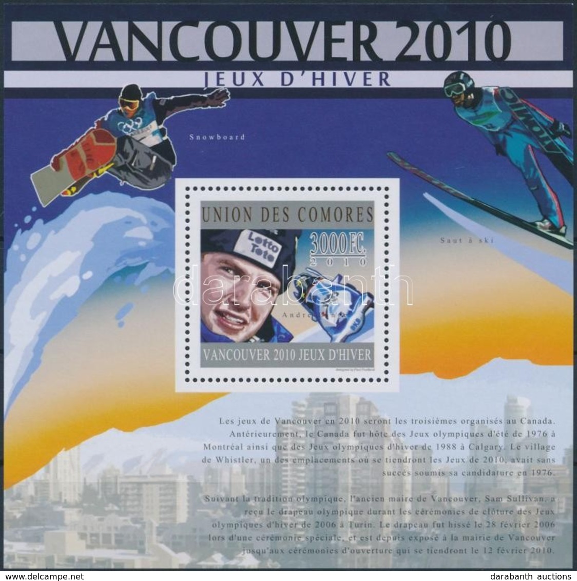 ** 2010 Téli Olimpia, Vancouver Blokk Mi 2894-2905 - Andere & Zonder Classificatie