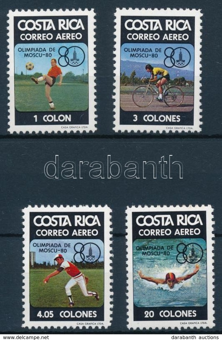 ** 1980 Nyári Olimpiai, Moszkva Sor Mi 1065-1068 - Andere & Zonder Classificatie