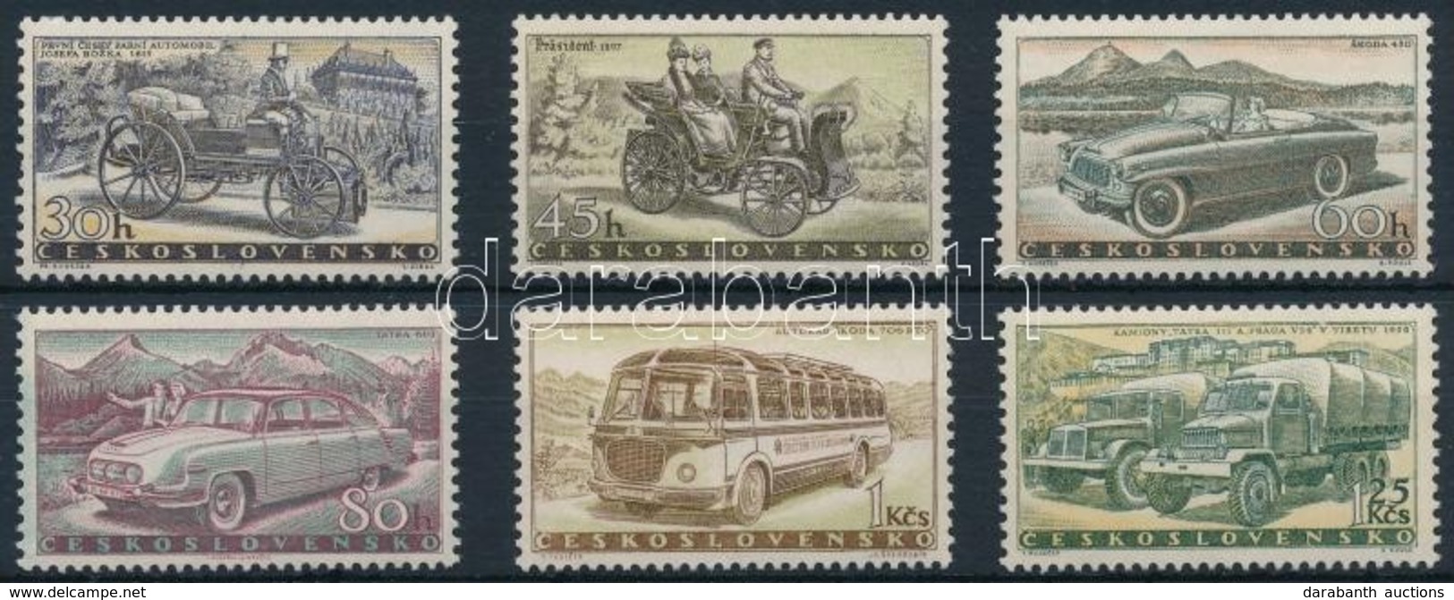 ** 1958 Autógyártás Sor Mi 1109-1114 - Andere & Zonder Classificatie