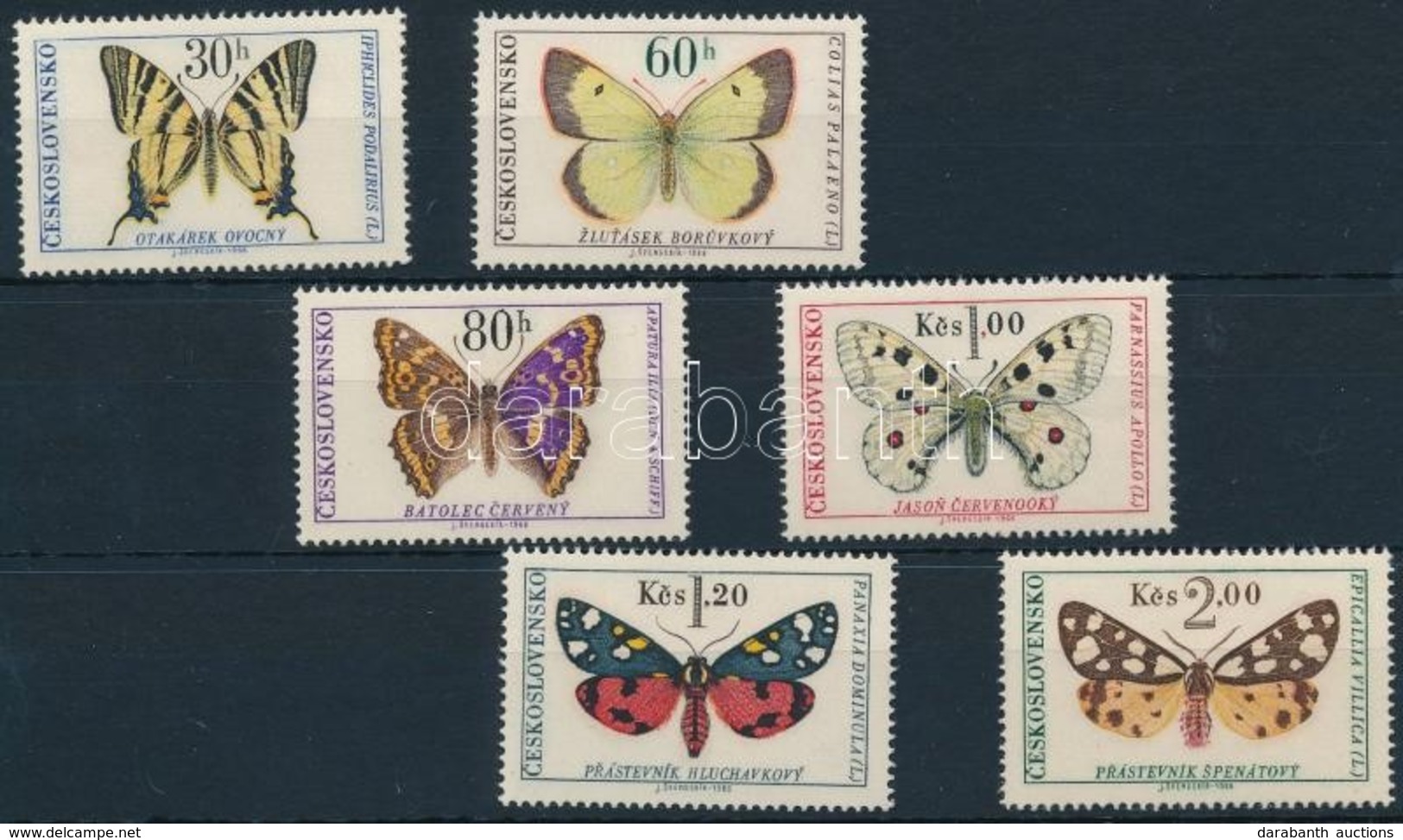 ** 1966 Pillangó Sor Mi 1620-1625 - Andere & Zonder Classificatie