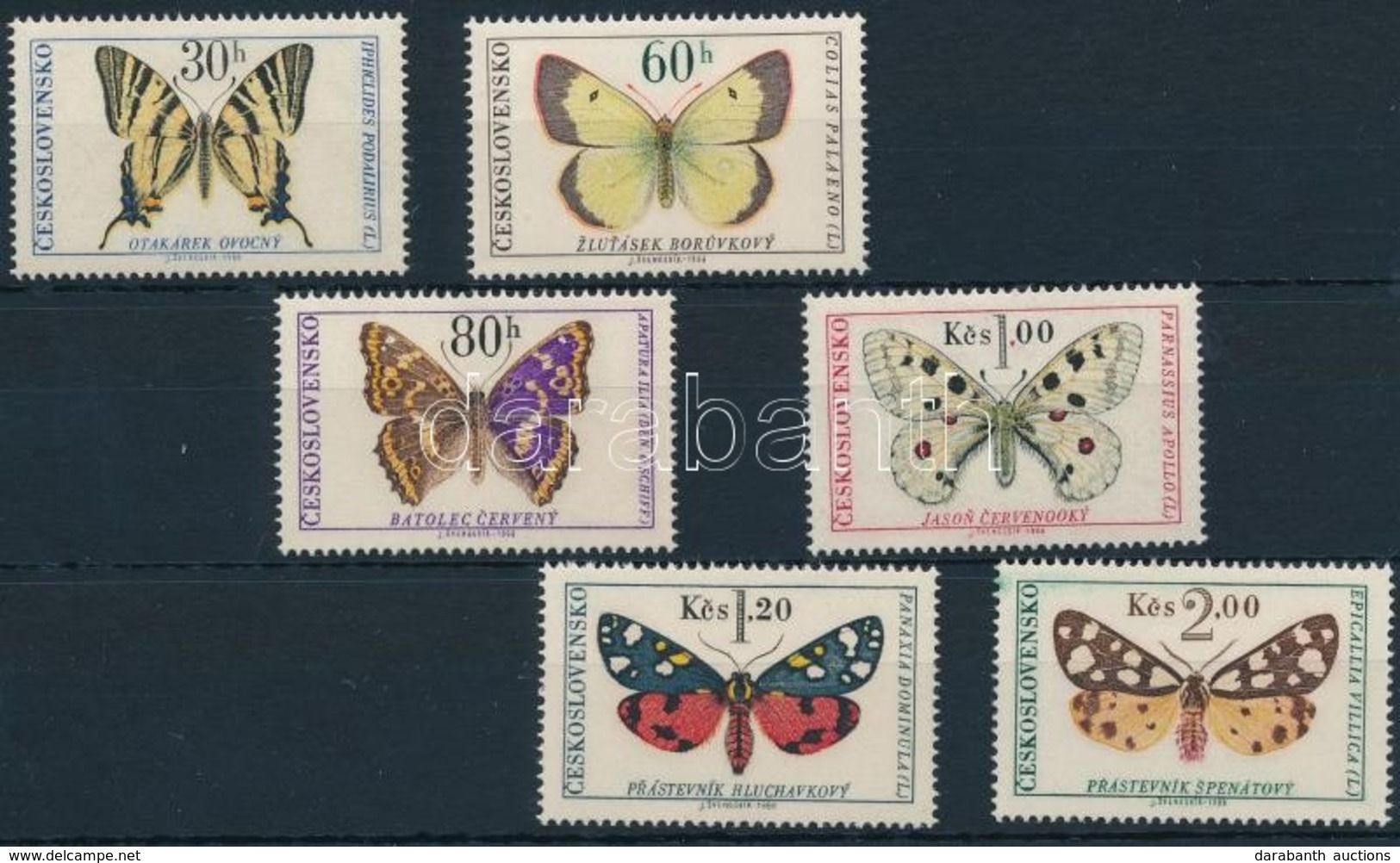 ** 1966 Pillangó Sor Mi 1620-1625 - Andere & Zonder Classificatie