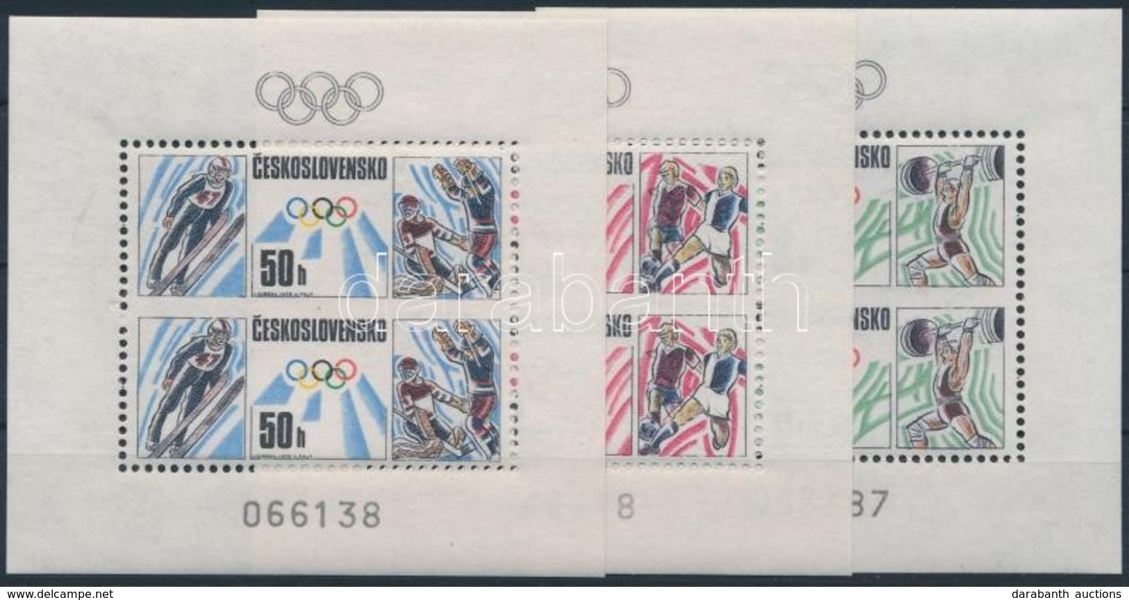 ** 1988 Olimpiai Játékok Blokksor Mi 74-76 - Andere & Zonder Classificatie