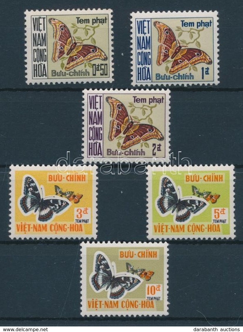 ** 1968 Portó, Lepkék Mi 15-20 - Andere & Zonder Classificatie