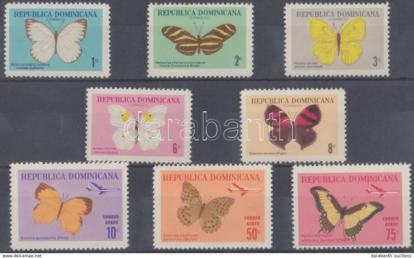 ** 1966 Pillangók Sor Mi 868-875 - Andere & Zonder Classificatie