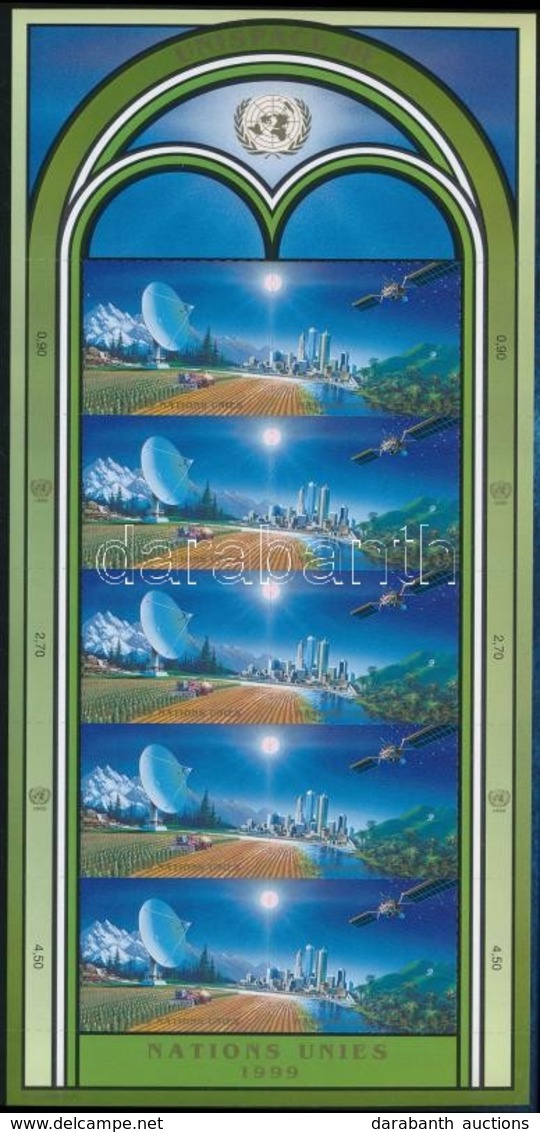 ** 1999 UNISPACE Kisív,
UNISPACE Minisheet
Mi 373-374 - Other & Unclassified