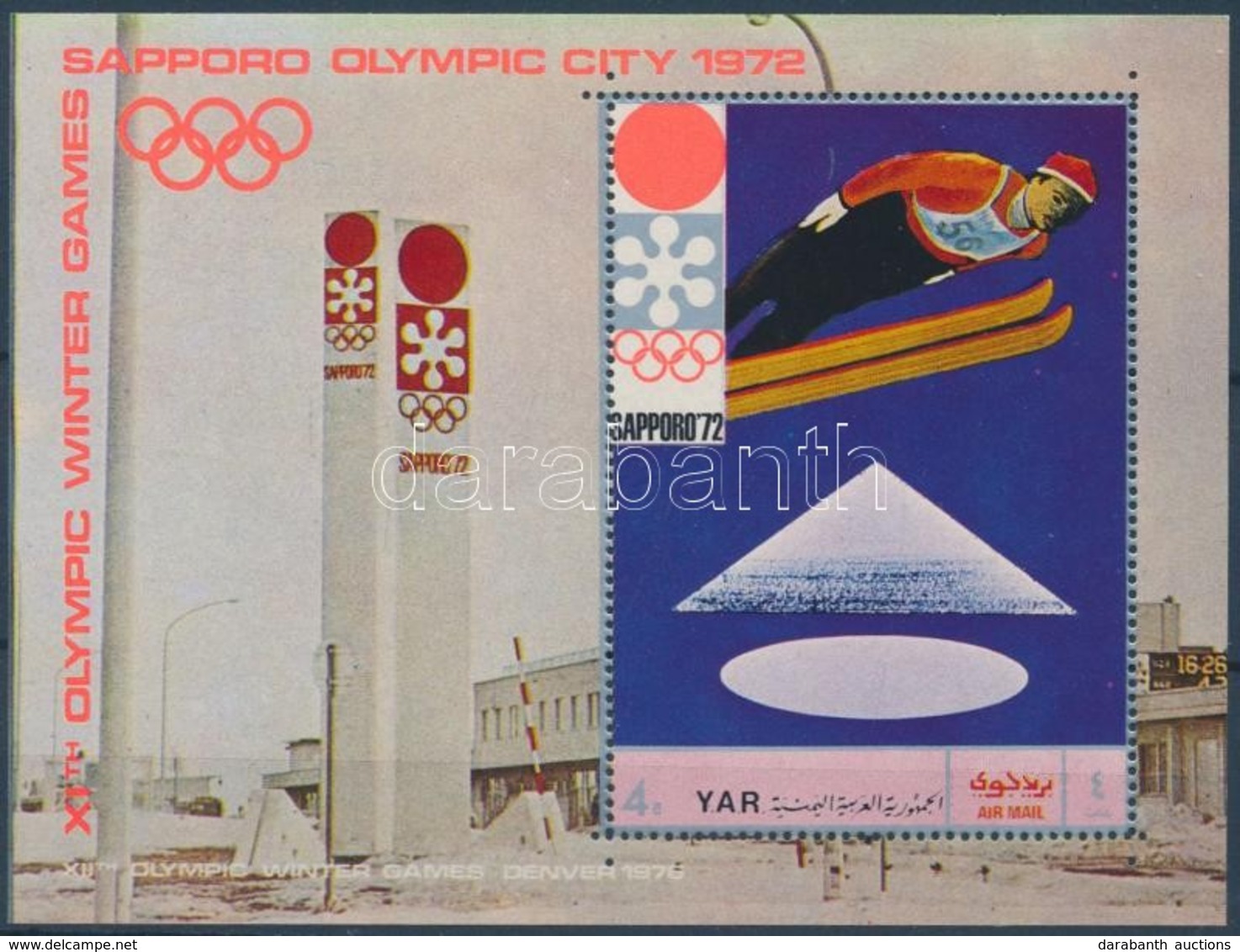 ** 1970 Téli Olimpiai Játékok, Sapporo Blokk 147 - Altri & Non Classificati