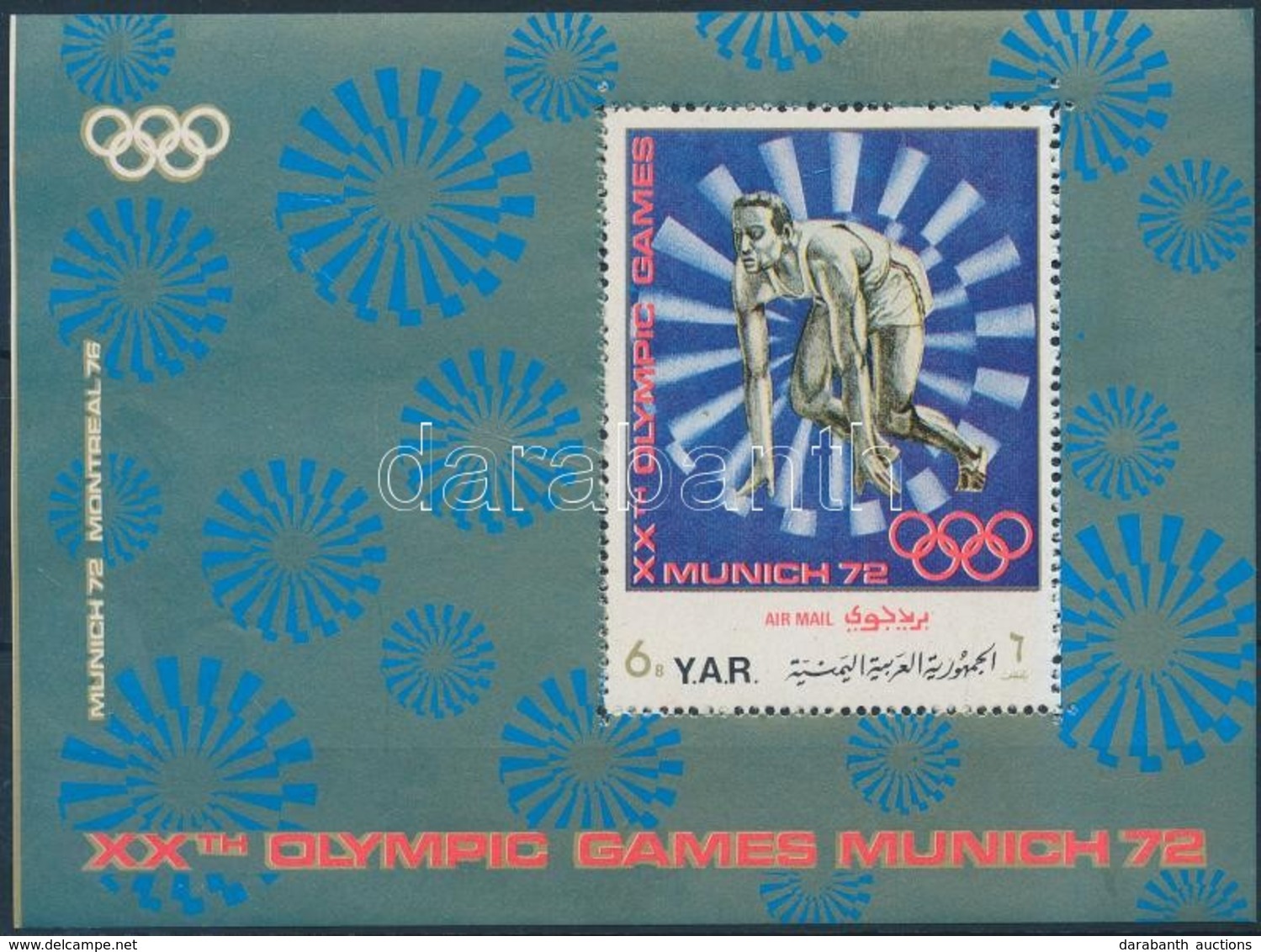 ** 1971 Nyári Olimpia (II) Blokk Mi 175 - Sonstige & Ohne Zuordnung