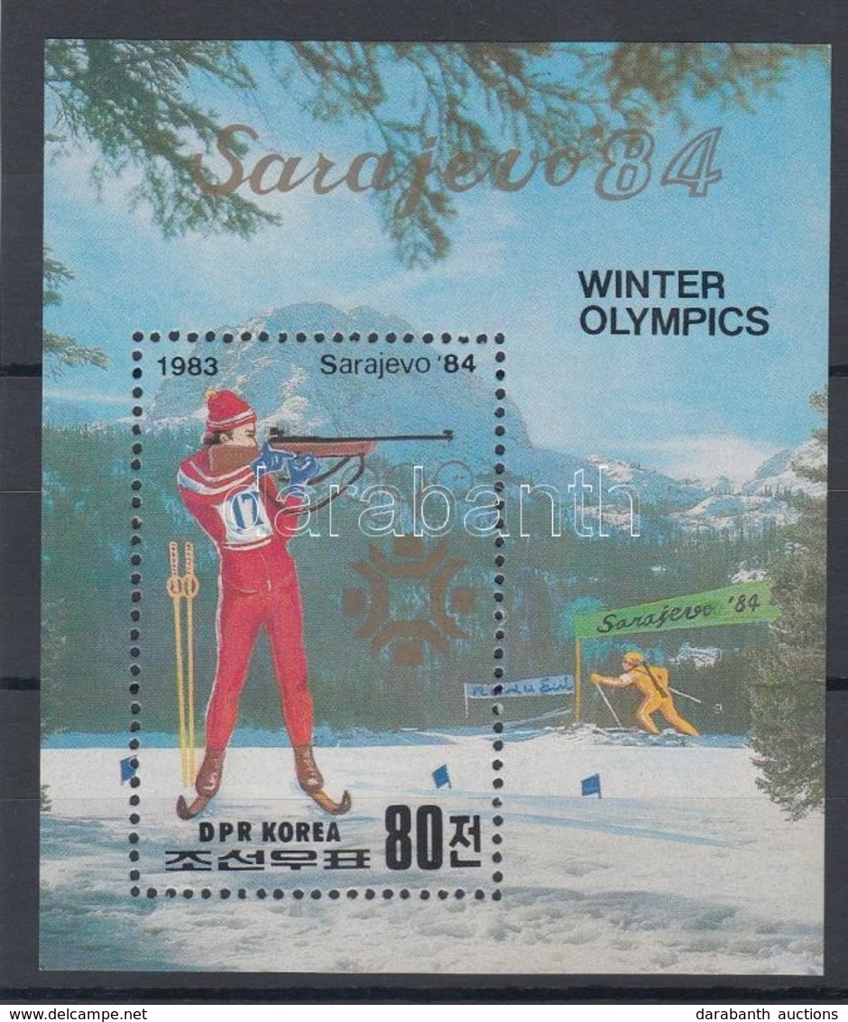 ** 1983 Téli Olimpia 1984,  Szarajevó Blokk Mi 149 - Andere & Zonder Classificatie