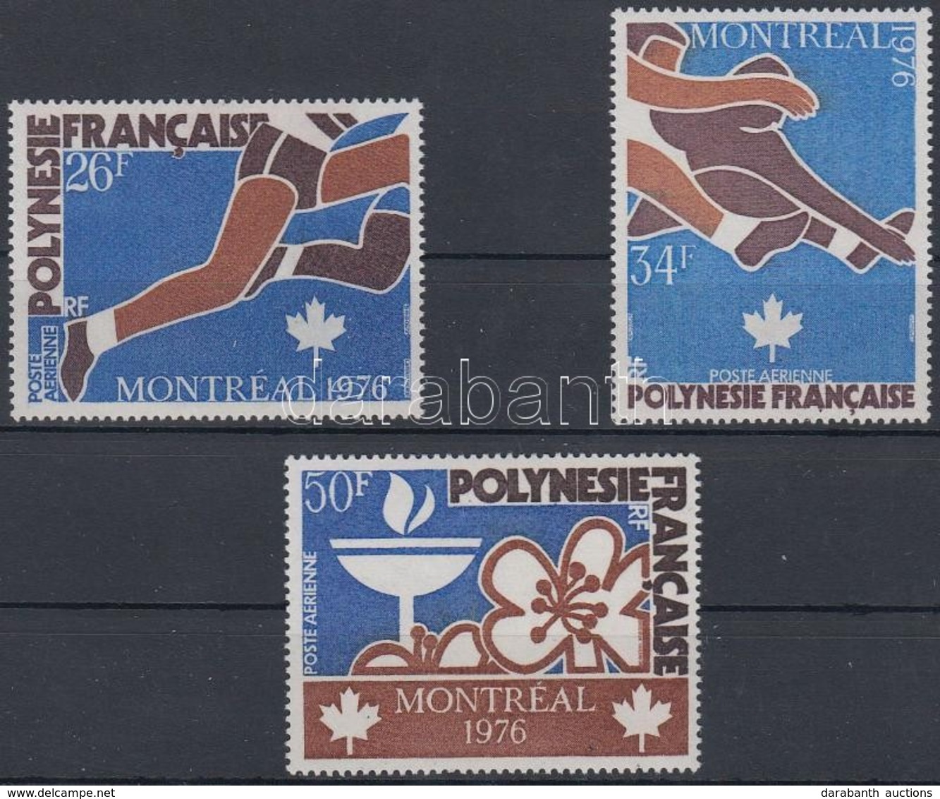 ** 1976 Montreali Nyári Olimpia Sor Mi 219-221 - Andere & Zonder Classificatie
