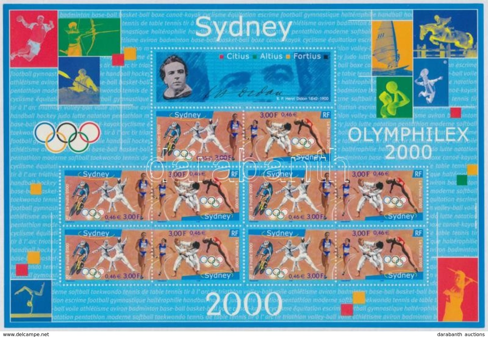 ** 2000 Nyári Olimpia Kisív Mi 3481-3482 - Andere & Zonder Classificatie