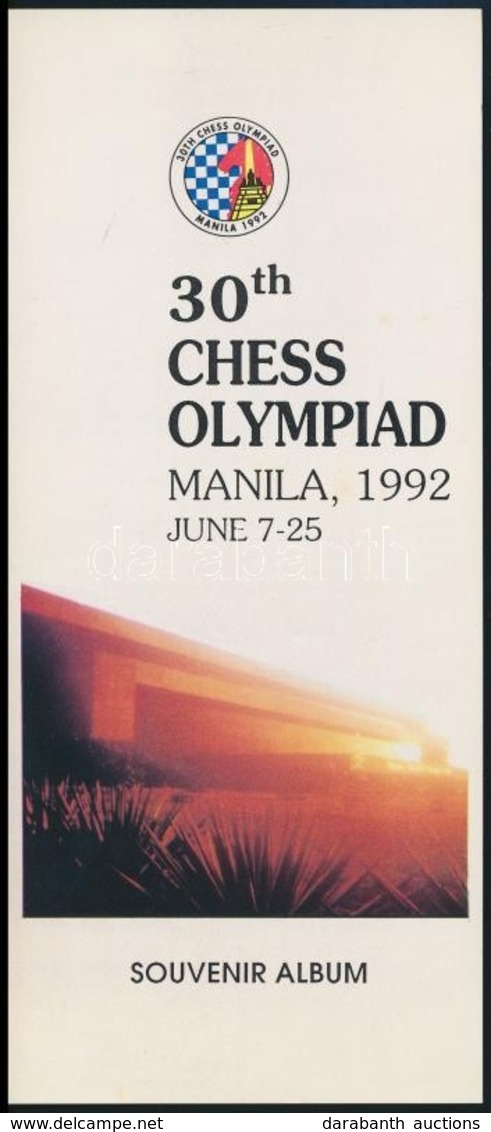 1992 Manilai Sakkolimpia Emléklap - Andere & Zonder Classificatie