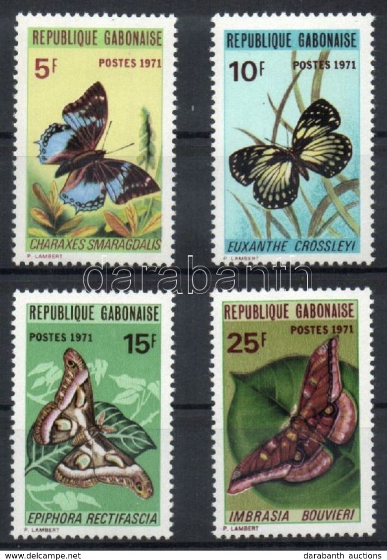 ** 1971 Lepkék Mi 434-437 - Andere & Zonder Classificatie