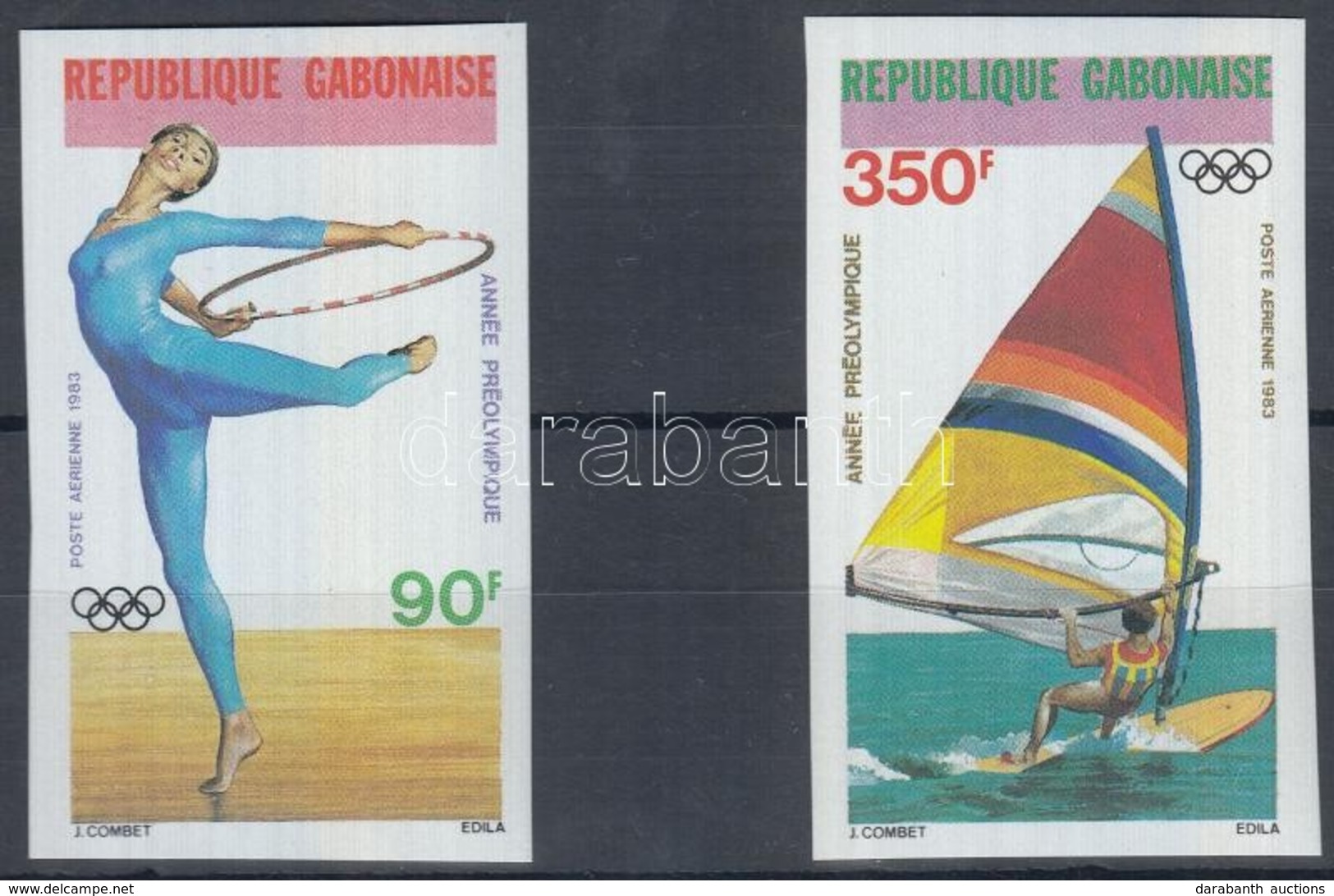 ** 1983 Nyári Olimpia Vágott Sor Mi 848-849 - Andere & Zonder Classificatie