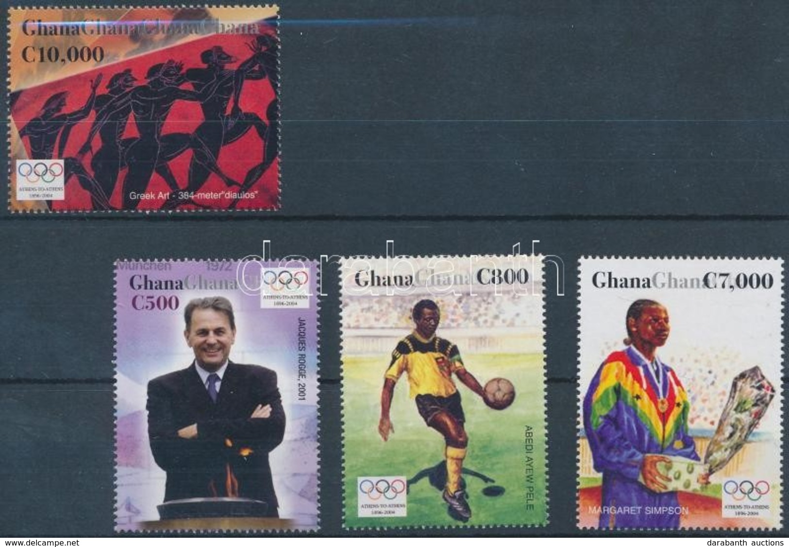 ** 2004 Nyári Olimpia, Athén Sor Mi 3651-3654 - Andere & Zonder Classificatie