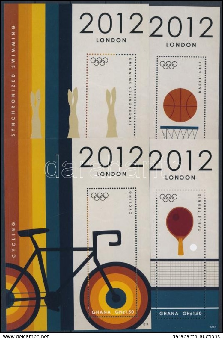** 2012 Olimpia London Blokksor Mi 499-502 - Andere & Zonder Classificatie