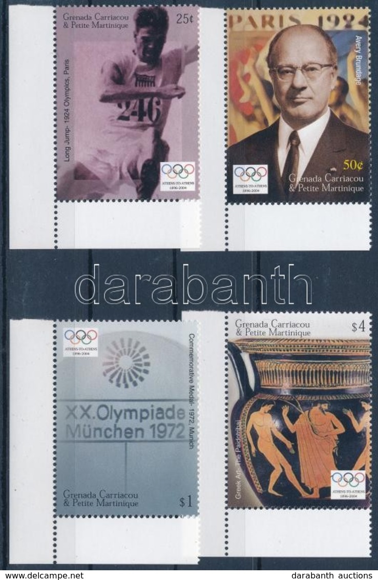 ** 2004 Athén-i Olimpia ívsarki Sor Mi 4056-4059 - Andere & Zonder Classificatie