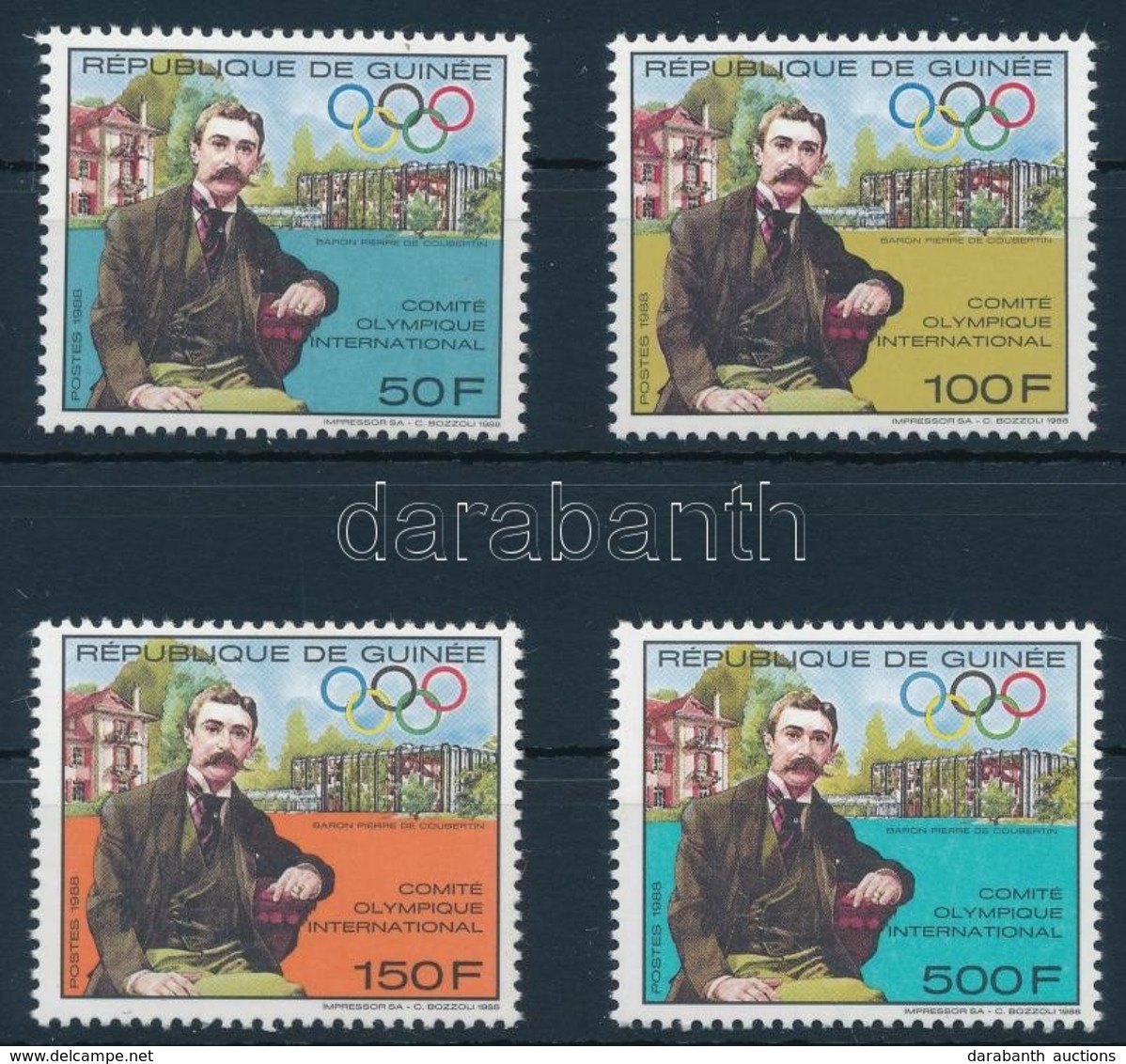 ** 1988 Nemzetközi Olimpiai Bizottság Sor Mi 1232-1235 A - Andere & Zonder Classificatie