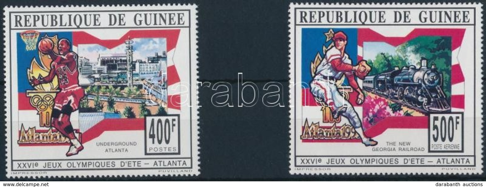 ** 1993 1996-os Nyári Olimpia, Atlanta (I) 2 érték Mi 1437-1438 A - Andere & Zonder Classificatie